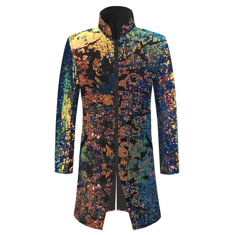 Multicolor Sequins Blazer S8400