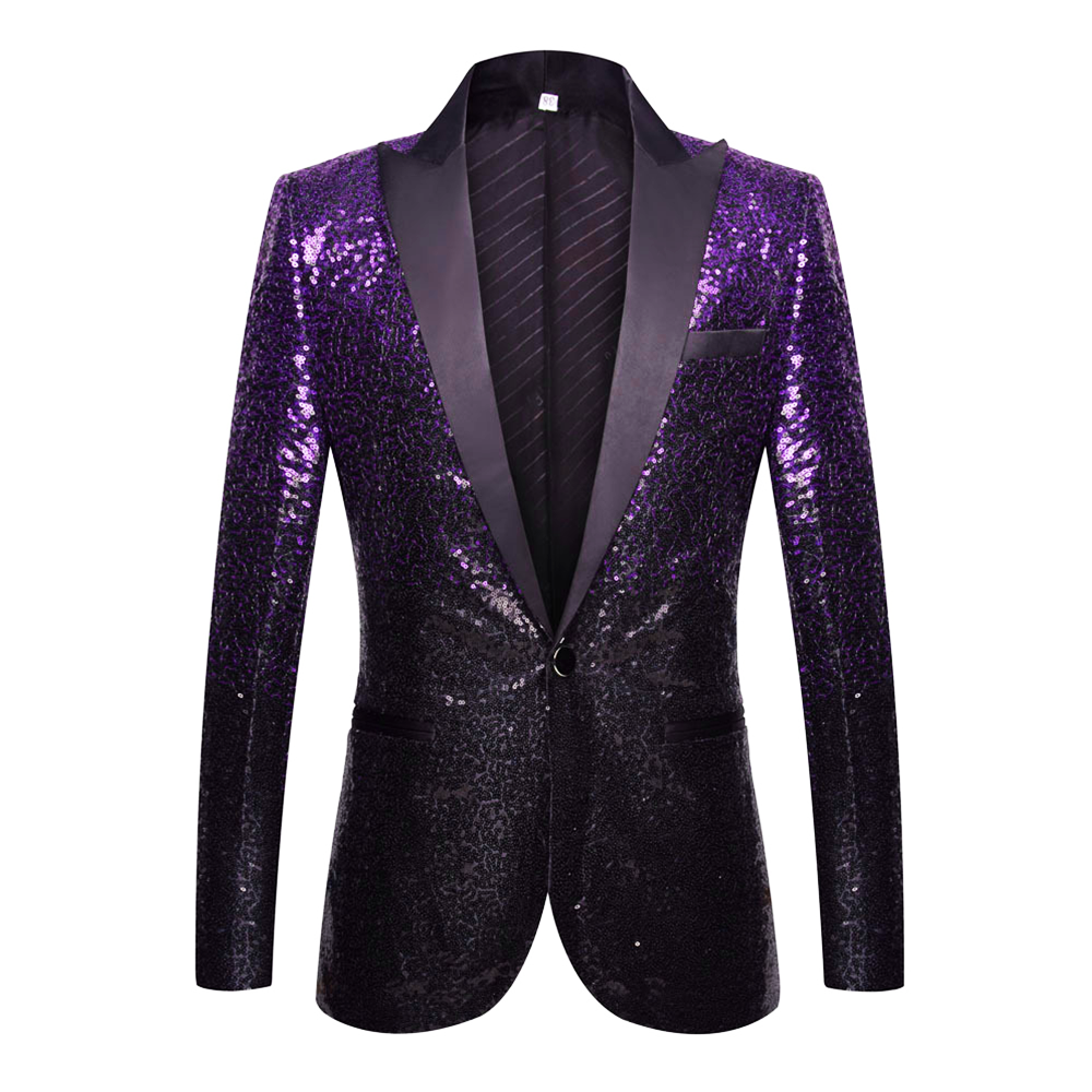 Multicolor Sequins Tuxedo（8 Colors）S8033-2