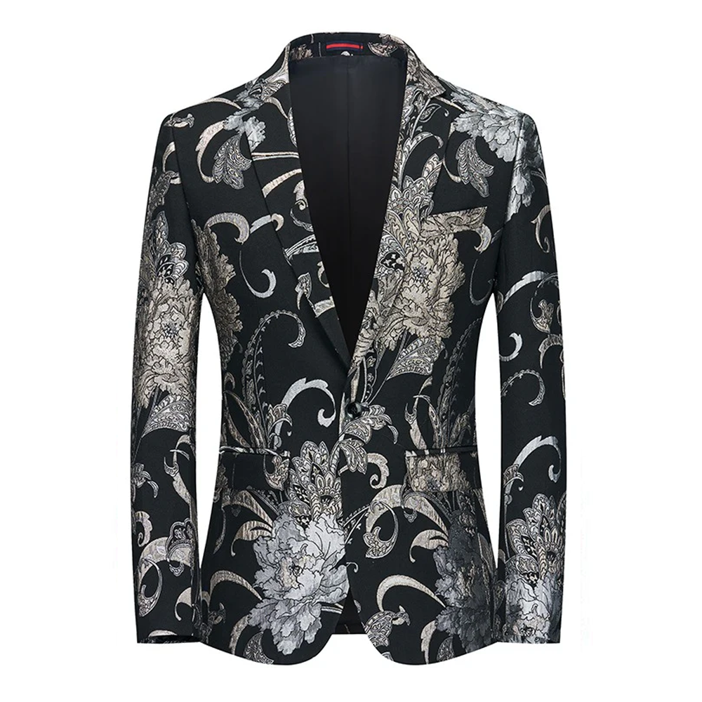 Dark Flowers Blazer S8189