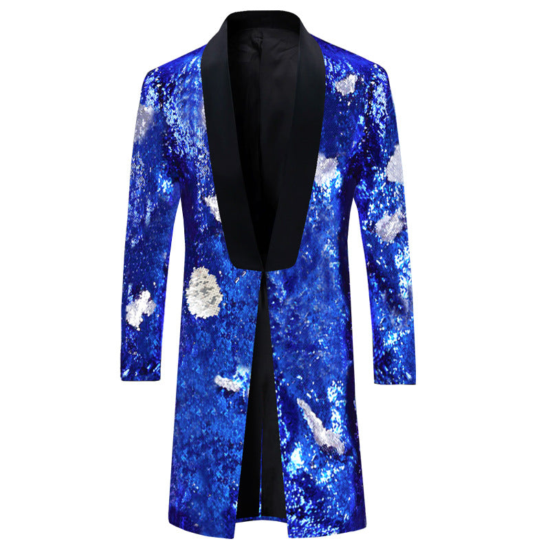 Sequin Mandarin Men's Blazer S8403