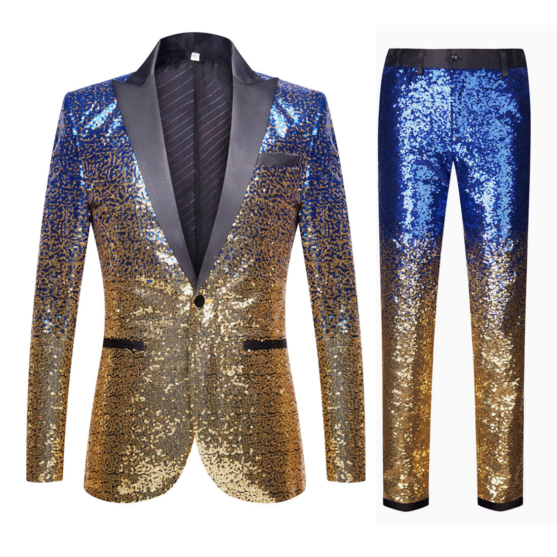 Multicolor Sequins Suit（8 Colors）S8051-2