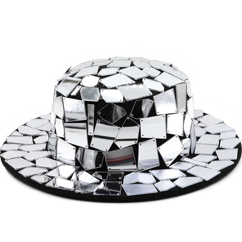 Cappello a tesa larga con paillettes H9005